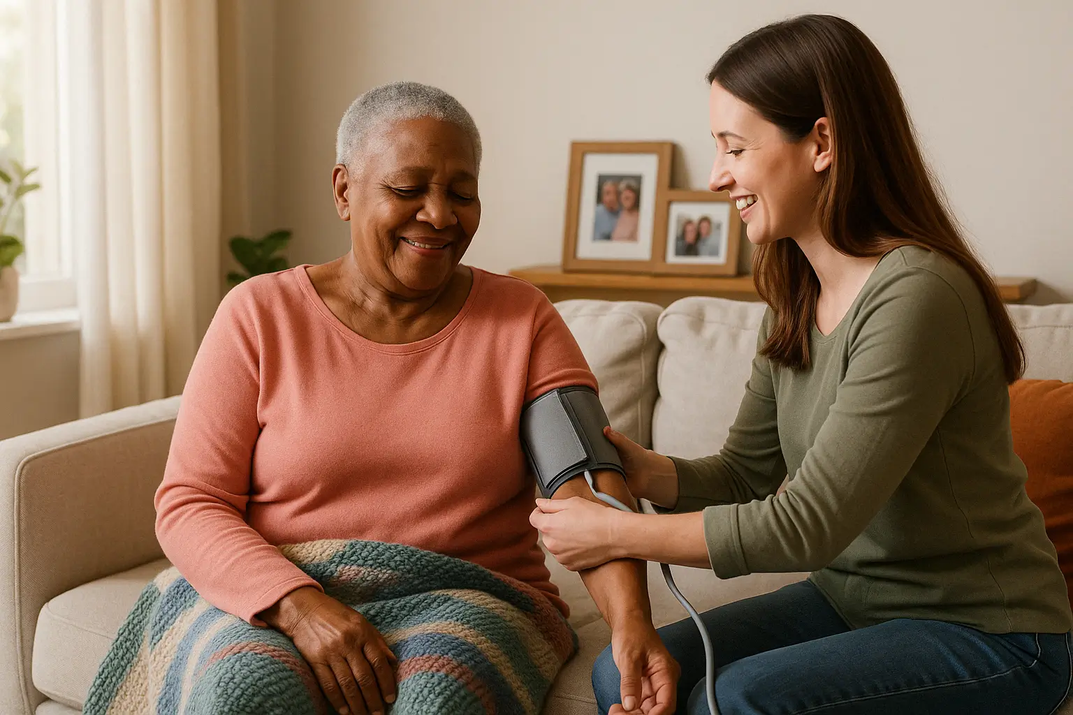 Elder care bp check home