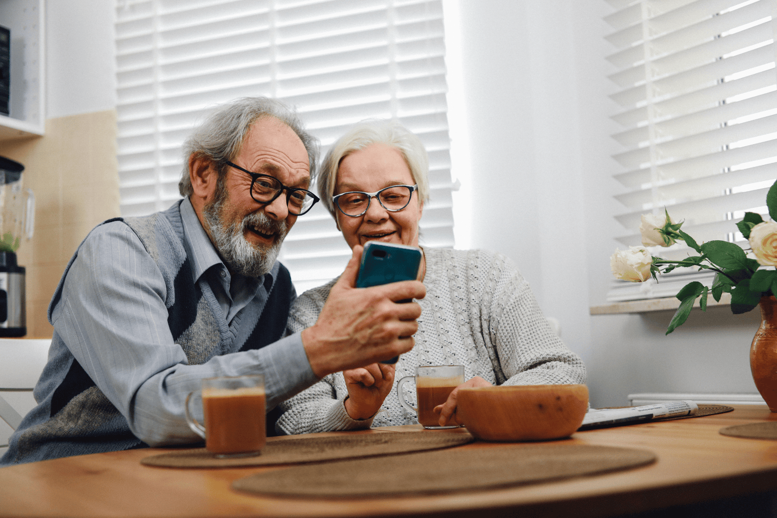 Elderly and phones