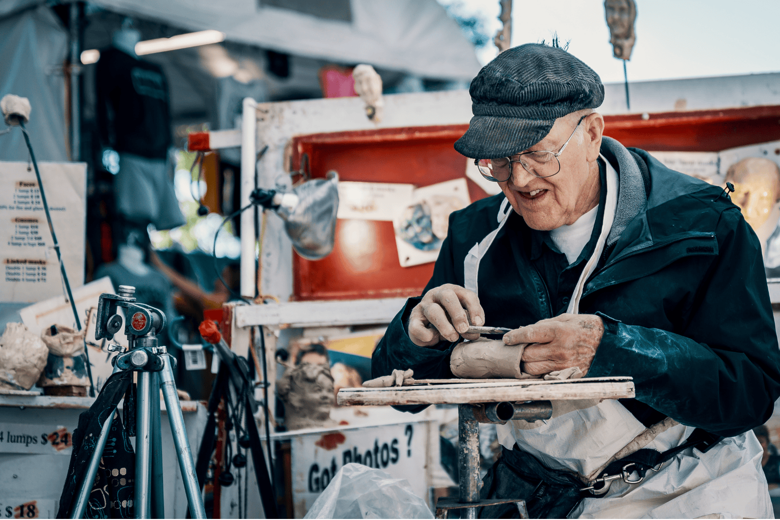 Vip elderly working