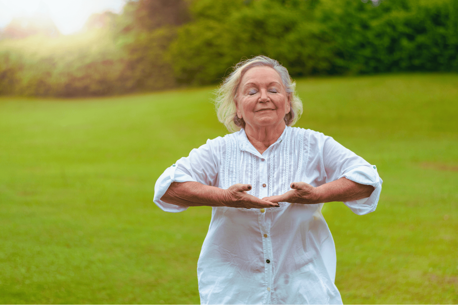 Vip elderly breathing exercises